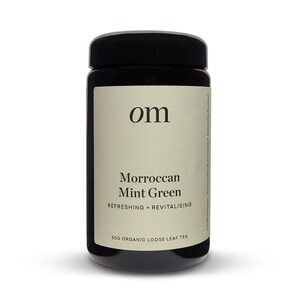 Organic Merchant Moroccan Mint Green Tea Jar 50g