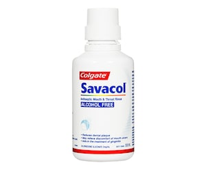 Savacol Antiseptic Mouth & Throat Rinse Alcohol Free 300ml