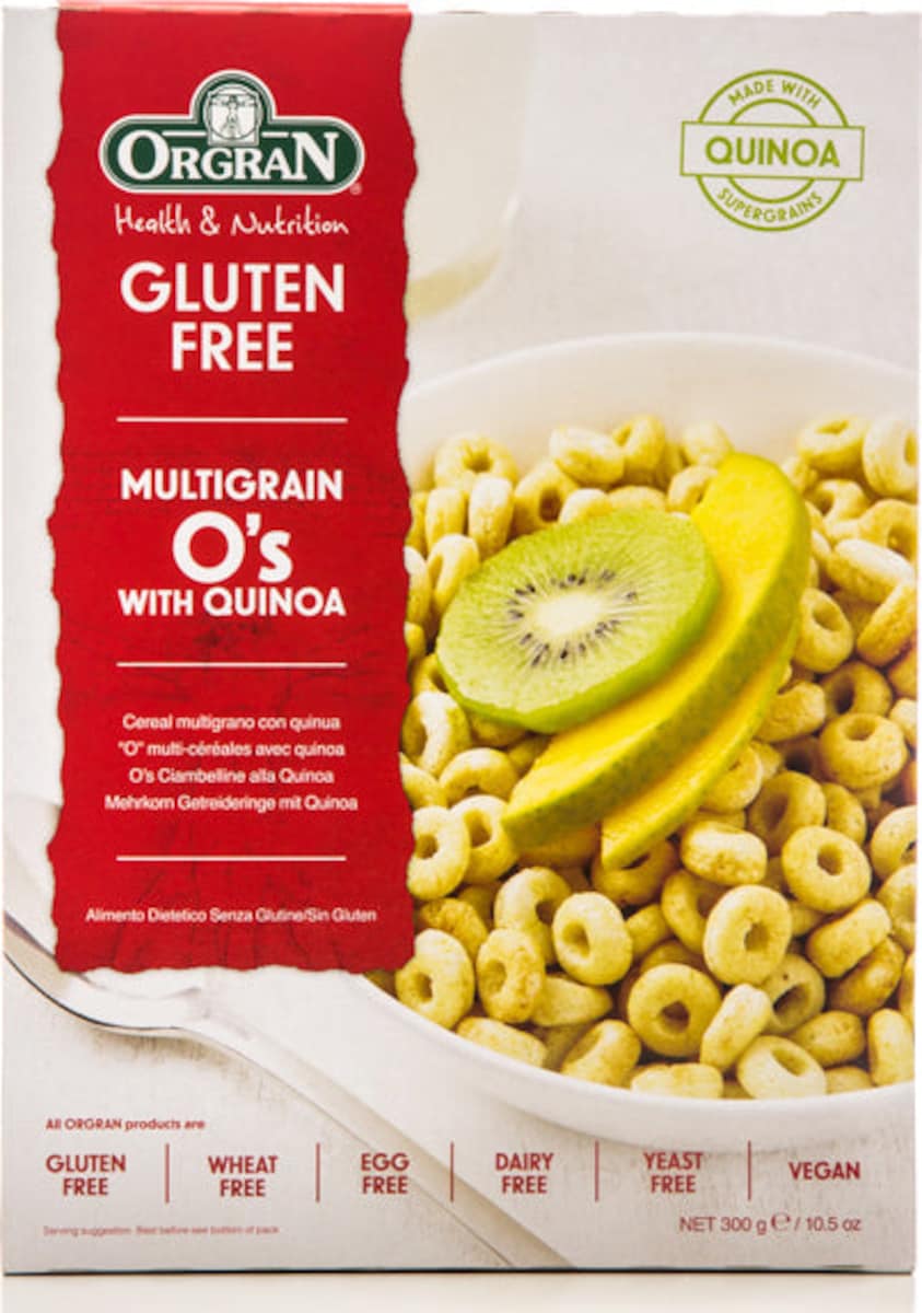 Orgran Multigrain Breakfast O's with Quinoa 300g