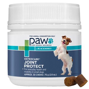 PAW by Blackmores Osteocare Small Chews 75g