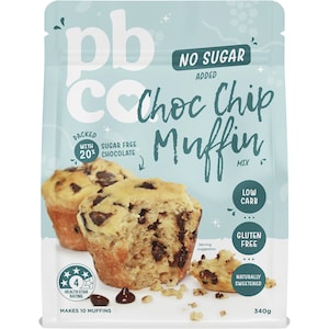 Pbco. Choco Chip Muffin Mix 340g