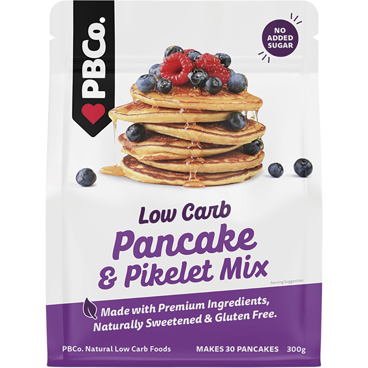 Pbco. Low Carb Pancake & Pikelet Mix 300g