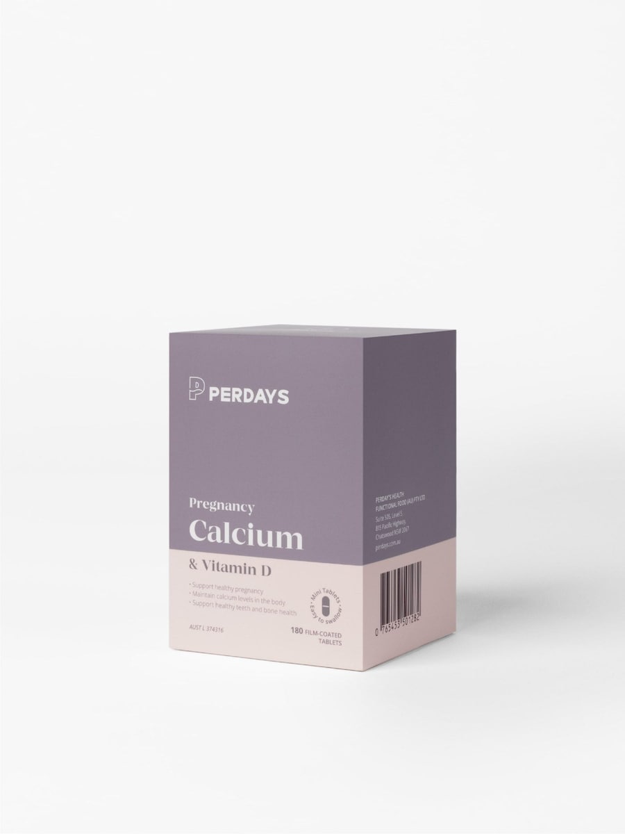 Perdays Pregnancy Calcium & Vitamin D 180 tablets