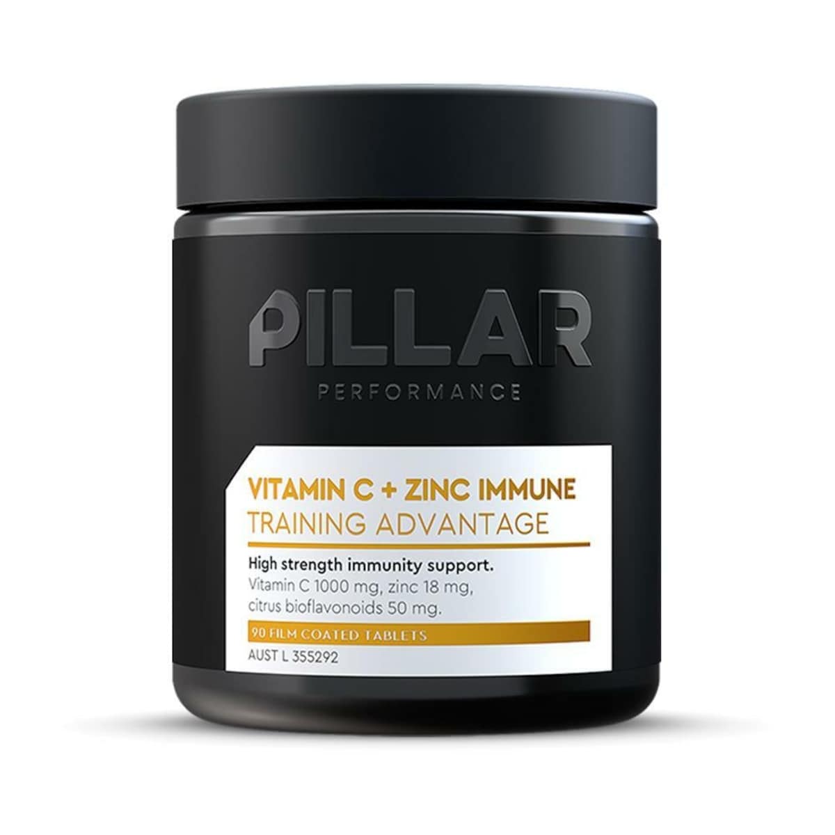 Pillar Vitamin C + Zinc Immune Training Advantage 90 Tablets