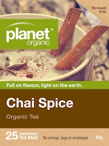 Planet Organic Chai Spice 25 Tea Bags
