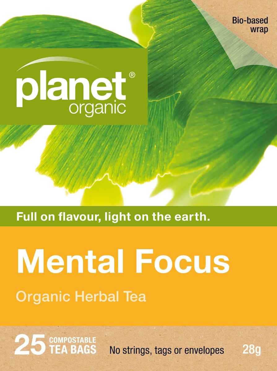 Planet Organic Mental Focus 25 Tea Bags