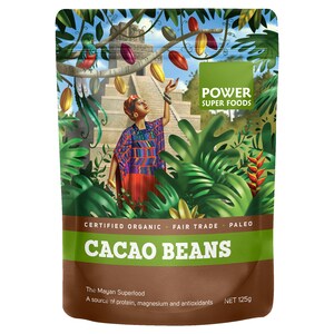 Power Super Foods Cacao Beans Origin 250g