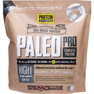 Protein Supplies Australia Paleo Pro Egg White Protein Chocolate 900g
