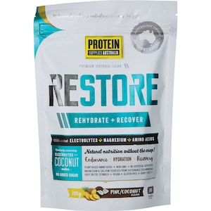 Protein Supplies Australia Restore Hydration Recovery Pine Coconut 200g