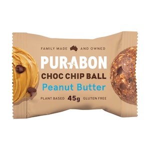 Purabon Ball Peanut Butter Choc Chip 45g