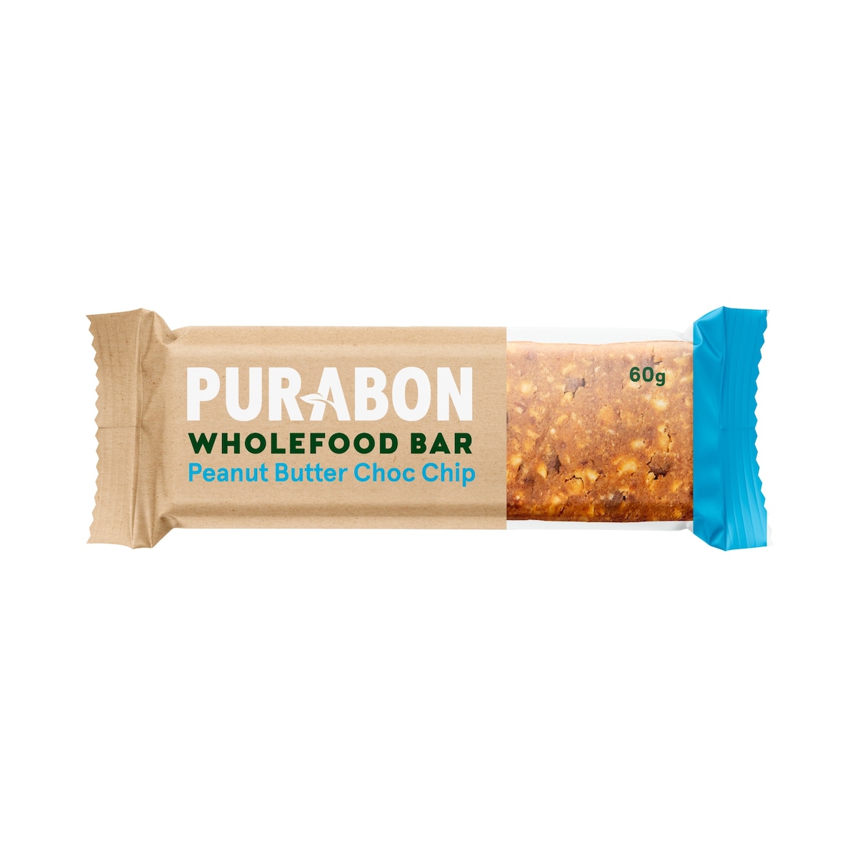 Purabon Wholefood Bar Peanut Butter Choc Chip 60g