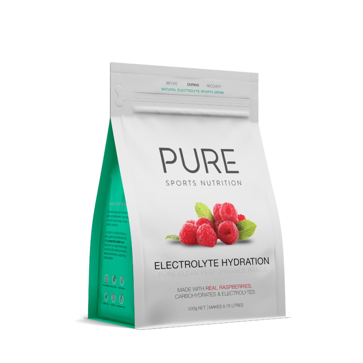 Pure Sports Electrolyte Hydration Raspberry 500g Australia