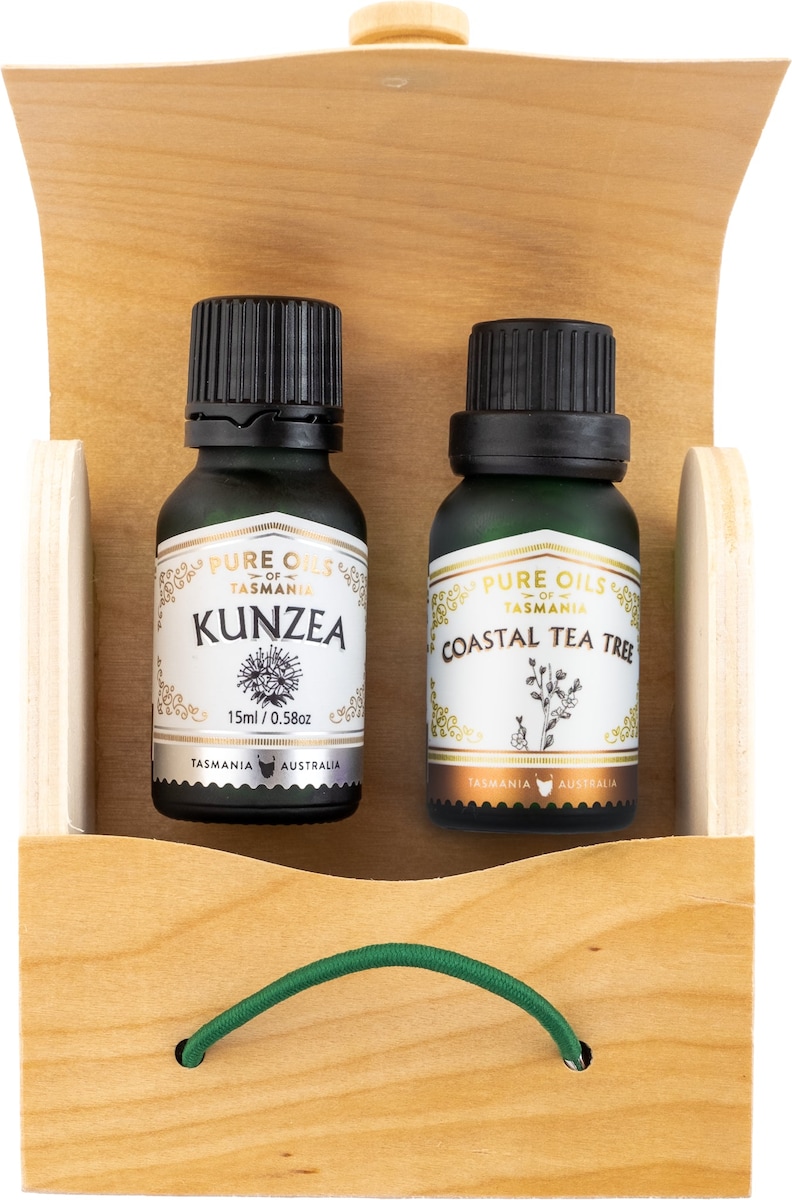 Pure Oils of Tasmania Double Pure Oil Gift Set - Kunzea + Coastal Tea Tree