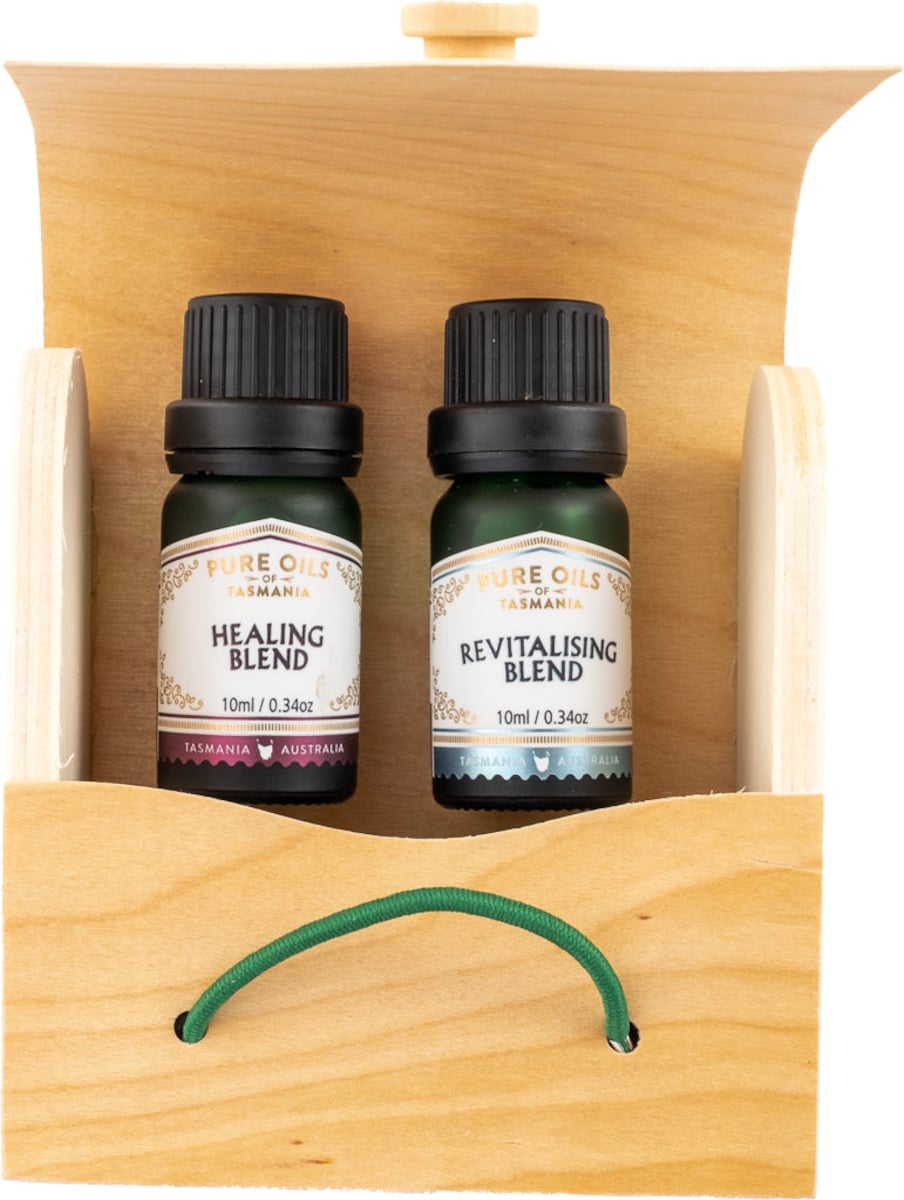 Pure Oils of Tasmania Healing and Revitalizing Oils Double Set 20ml