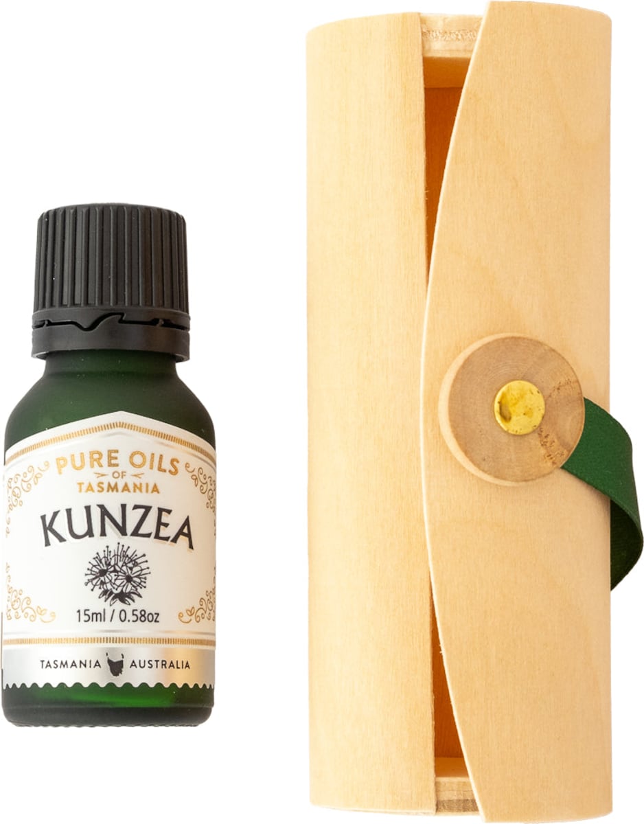 Pure Oils of Tasmania Kunzea Pure Essential Oil in Bamboo Box 15ml