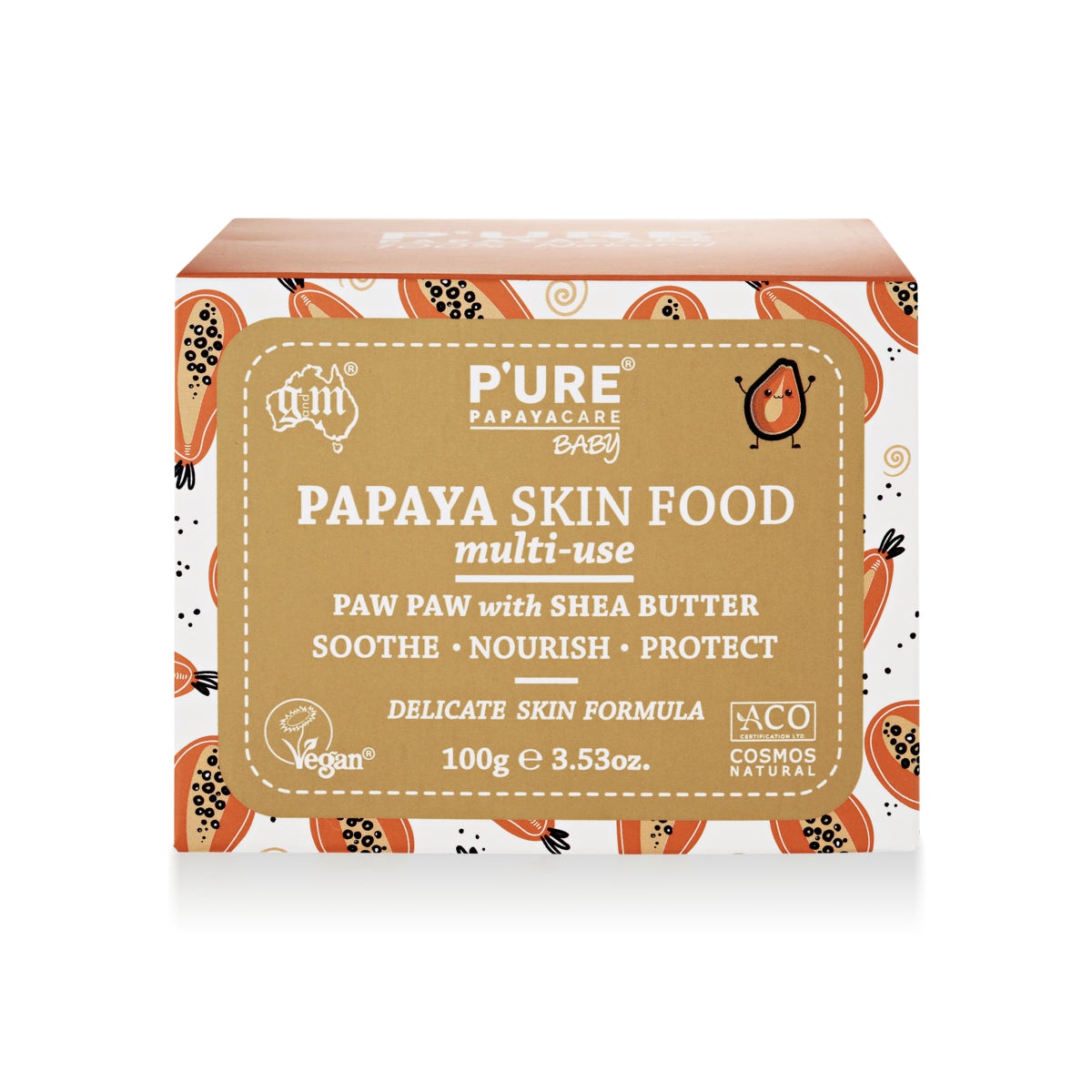 P'ure Papayacare Papaya Baby Skin Food 100g