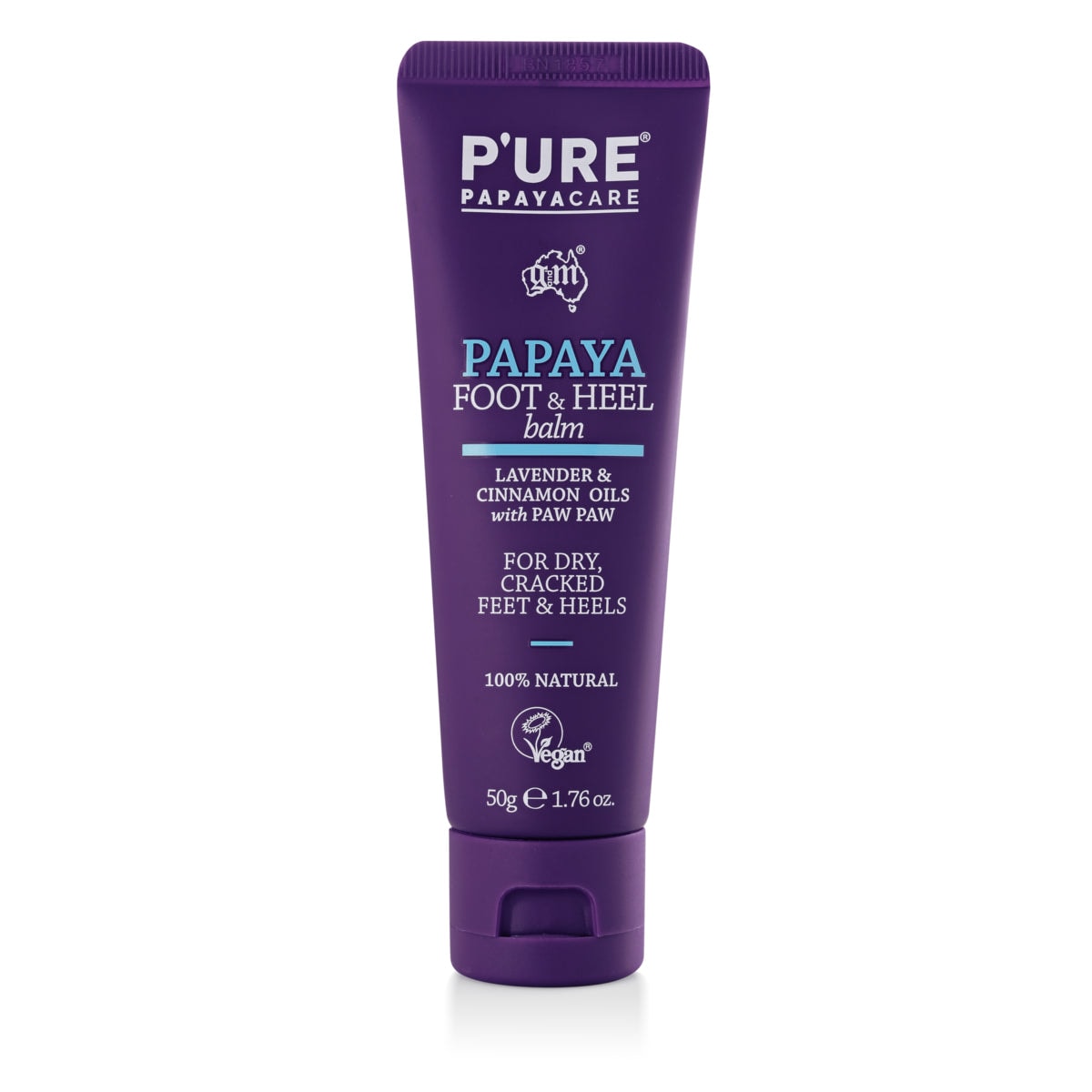 P'ure Papayacare Papaya Foot & Heel Balm 50g