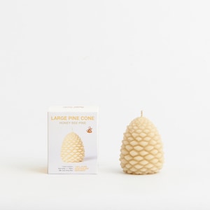 Queen B Large Pine Cone Candle