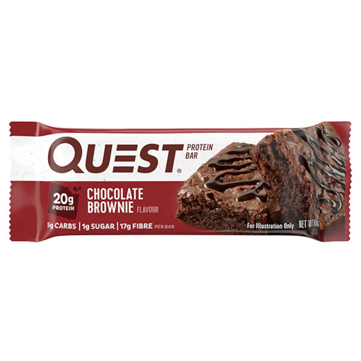 Quest Protein Bar Chocolate Brownie 60G Australia