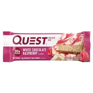 Quest Protein Bar White Choc Raspberry 60G