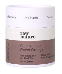 Raw Nature Dry Shampoo For Dark Hair 28g
