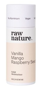 Raw Nature Solid Moisturiser Vanilla 50g