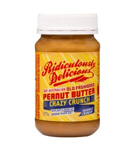 Ridiculously Delicious Crazy Crunch Peanut Butter 375g