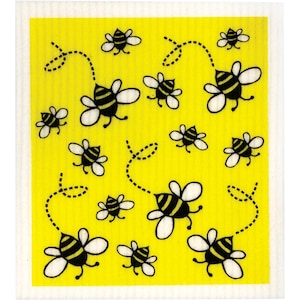 Retrokitchen Compostable Sponge Cloth Bees