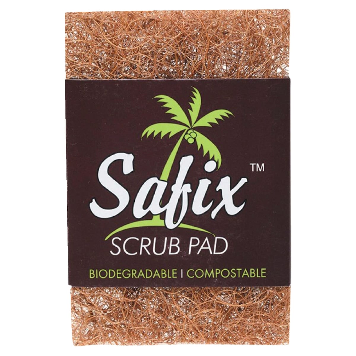 Safix Large Biodegradable & Compostable Scrub Pad 1 Pack