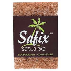 Safix Large Biodegradable & Compostable Scrub Pad 1 Pack