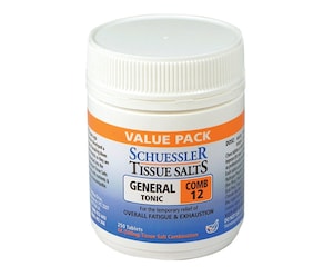 Schuessler Tissue Salts Comb 12 General Tonic 250 Tablets