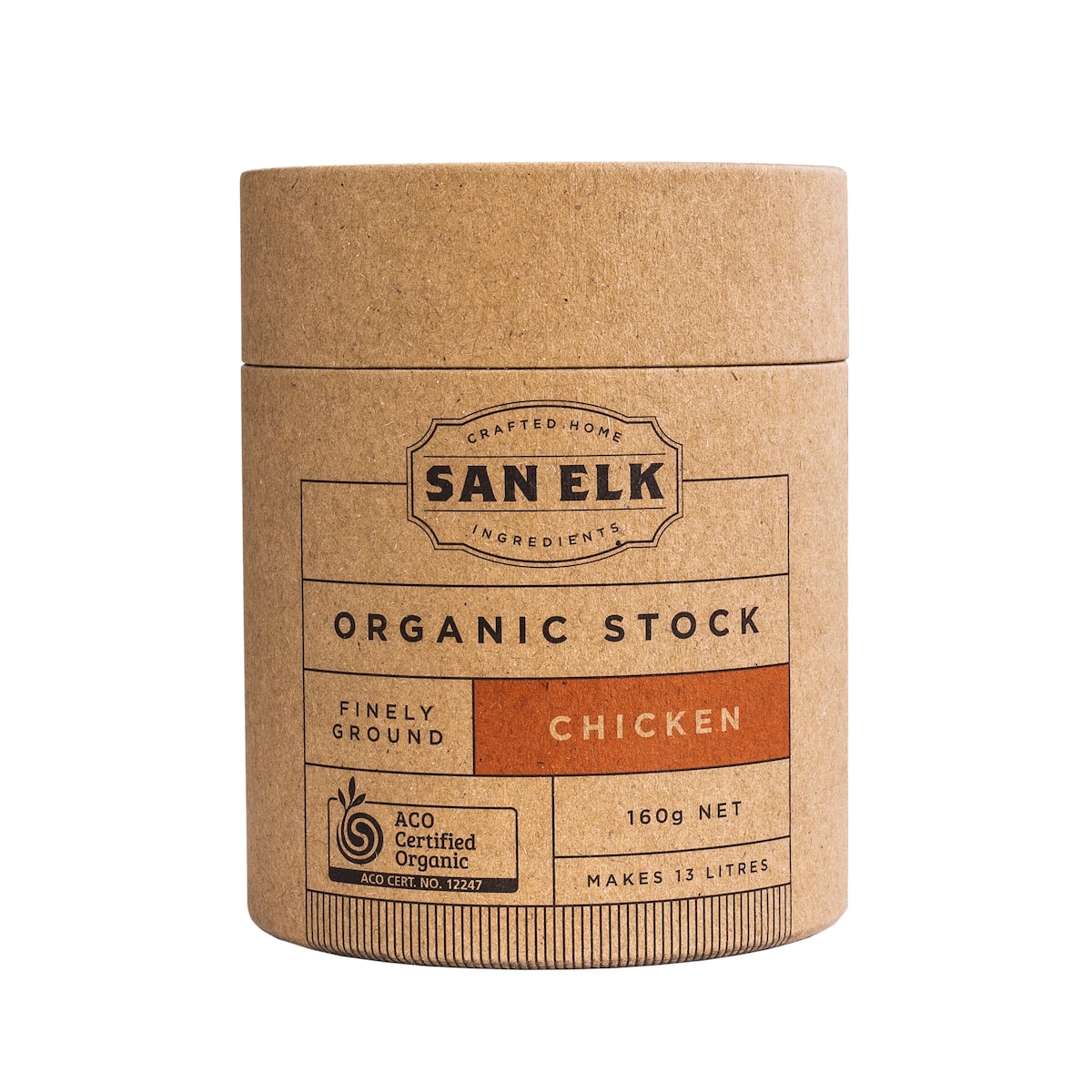 San Elk Certified Organic Chicken Stock 160g San Elk