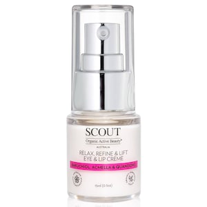 Scout Relax Refine Lift Eye and Lip Creme with Quandong Acmella Bakuchiol 15ml