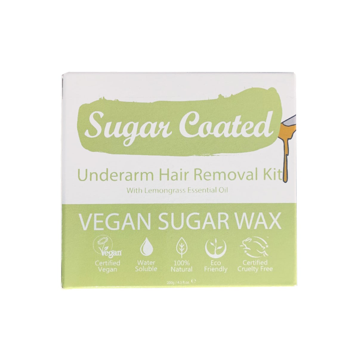 Sugar Coated Underarm Hair Removal Kit 200g