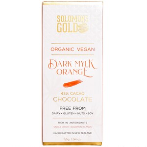 Solomons Gold Dark Mylk Chocolate Bar Orange 55G
