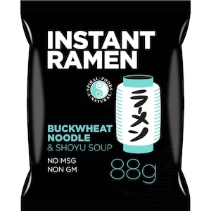 Spiral Instant Ramen Buckwheat Noodle & Shoyu Soup 88g