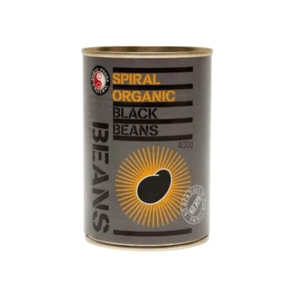 Spiral Organic Black Beans 6 x 400g