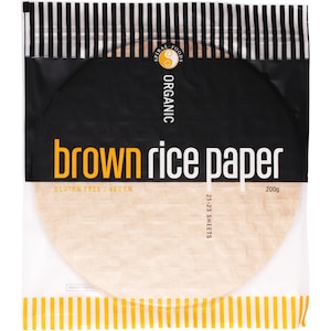 Spiral Organic Brown Rice Paper 200g