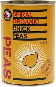 Spiral Organic Chickpeas 6 x 400g
