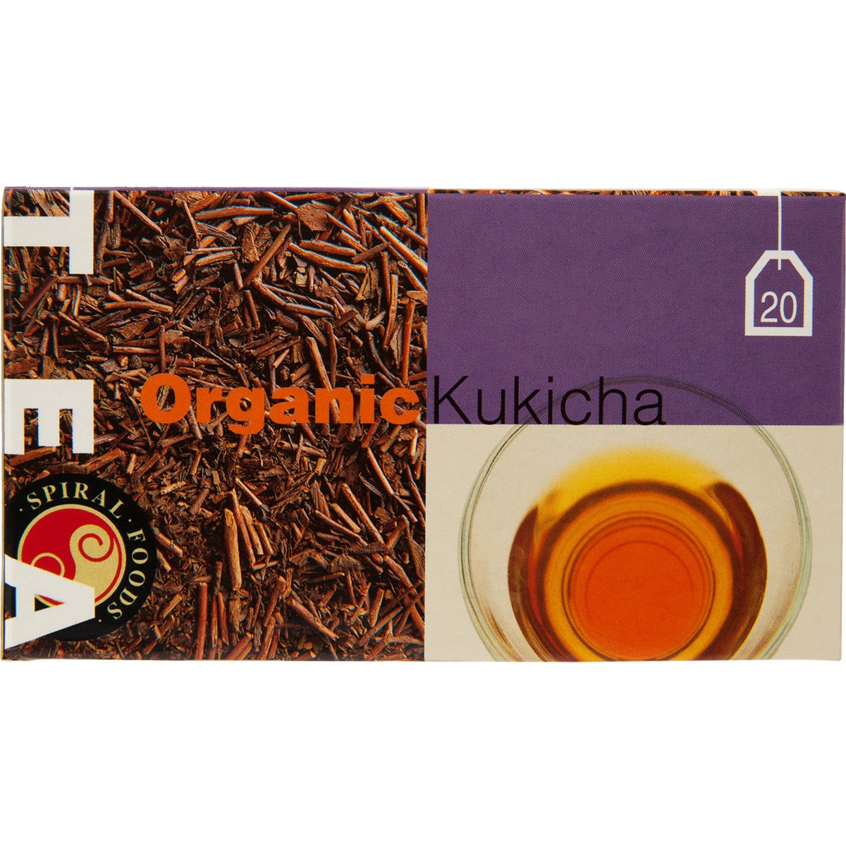 Spiral Organic Kukicha Tea bags 20 Tea Bags