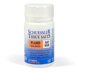 Schuessler Tissue Salts Nat Mur Fluid Balance 125 Tablets