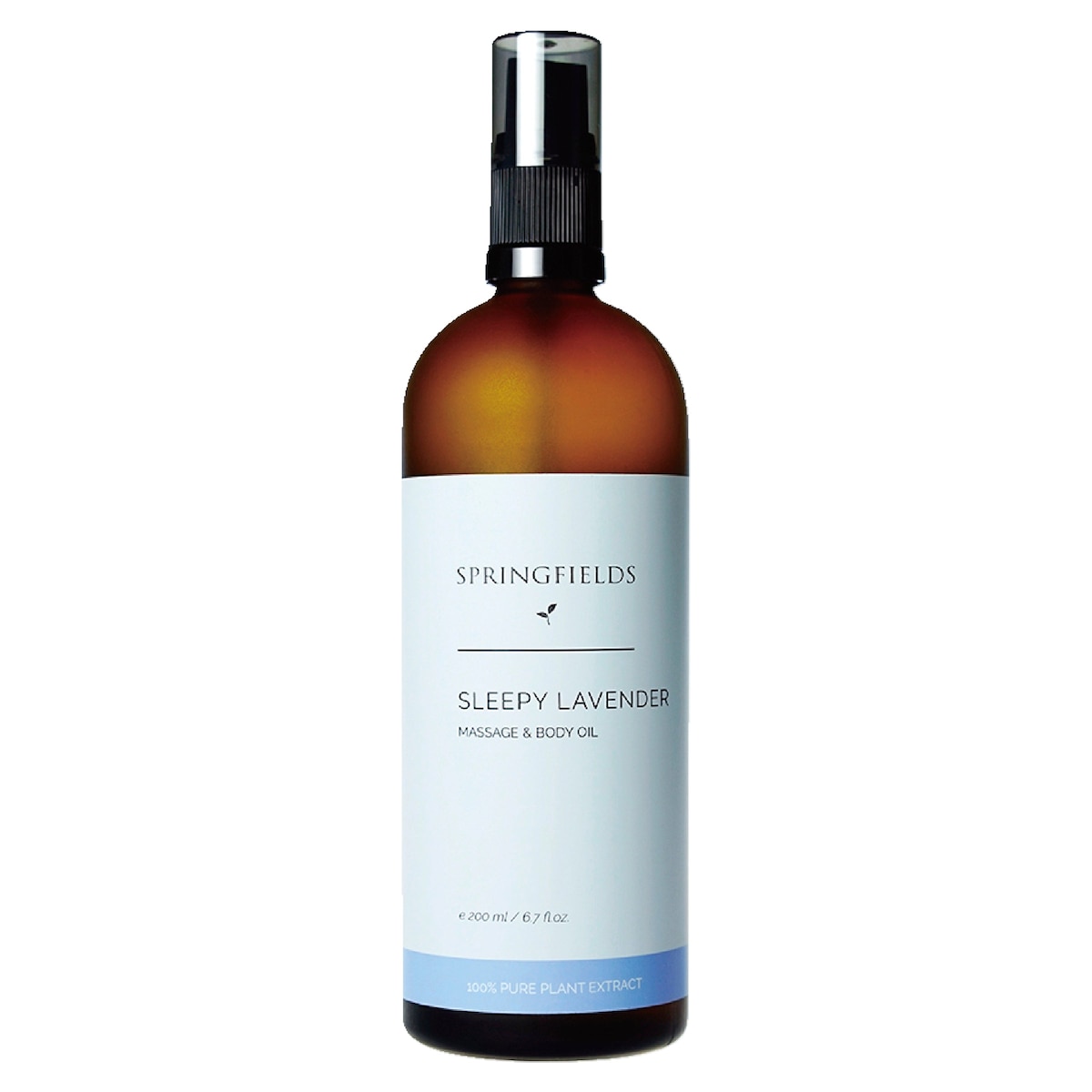Springfields Sleepy Lavender Massage & Body Oil 200ml