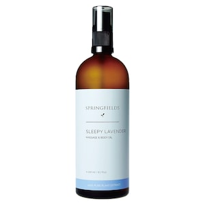 Springfields Sleepy Lavender Massage & Body Oil 200ml