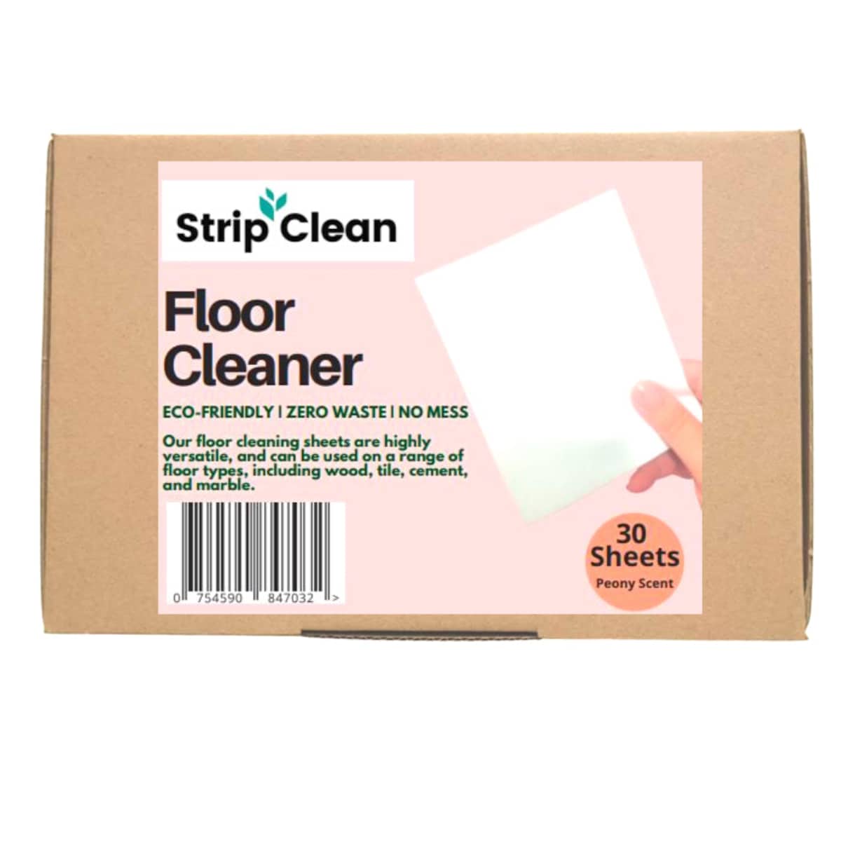 Strip Clean Floor Cleaner Sheets 30 Sheets
