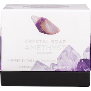 SUMMER SALT BODY Crystal Soap Amethyst Lavender 150g