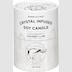 Summer Salt Body Crystal Infused Soy Candle Clear Quartz Coconut & Lime