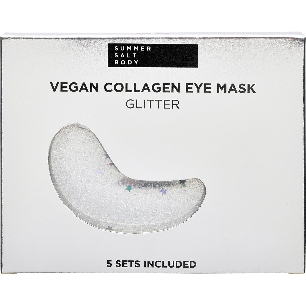 Summer Salt Body Vegan Collagen Eye Mask Set Glitter 5 Pack