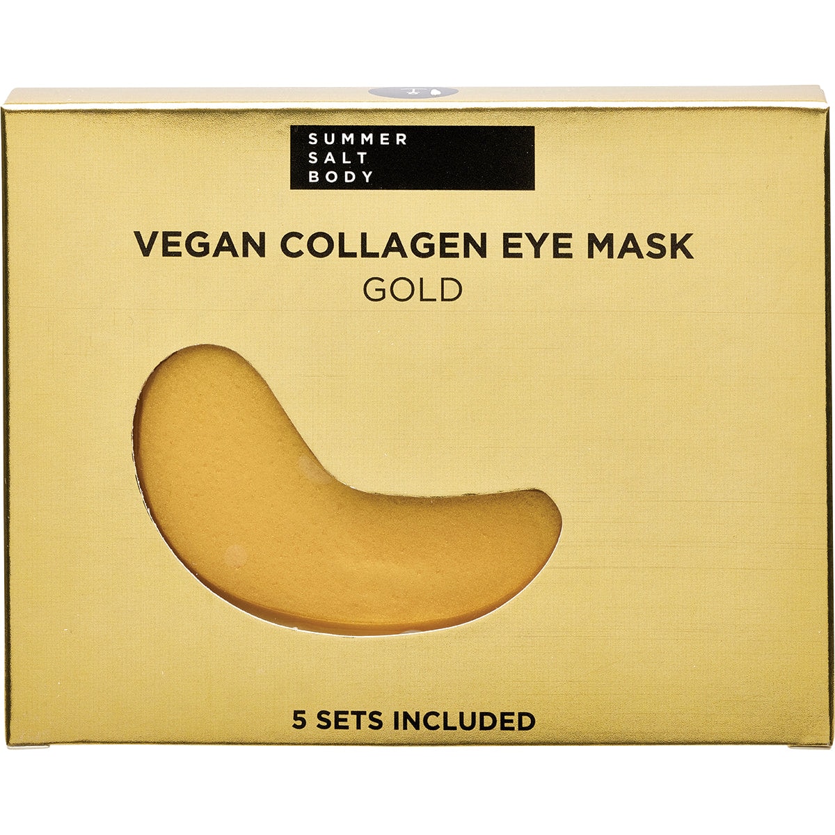 Summer Salt Body Vegan Collagen Eye Mask Set Gold 5 Pack
