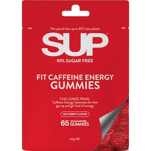 SUP Fit Caffeine Energy 65 Gummies