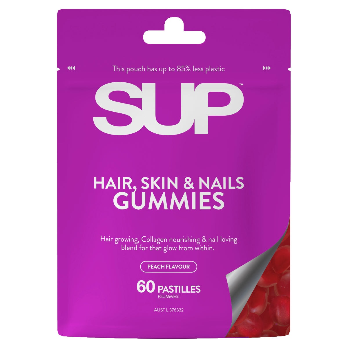 SUP Hair Skin & Nails 60 Gummies Australia